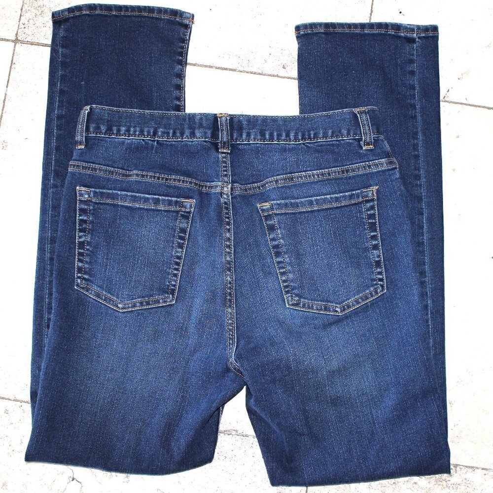 Old Navy Denim Blue Jeans Size 18 Regular Skinny Adjustable Waist - Picture 2 of 4